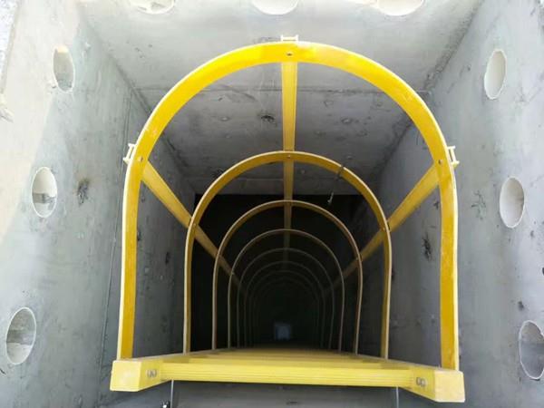 Corrosion Resistance FRP Caged Ladder