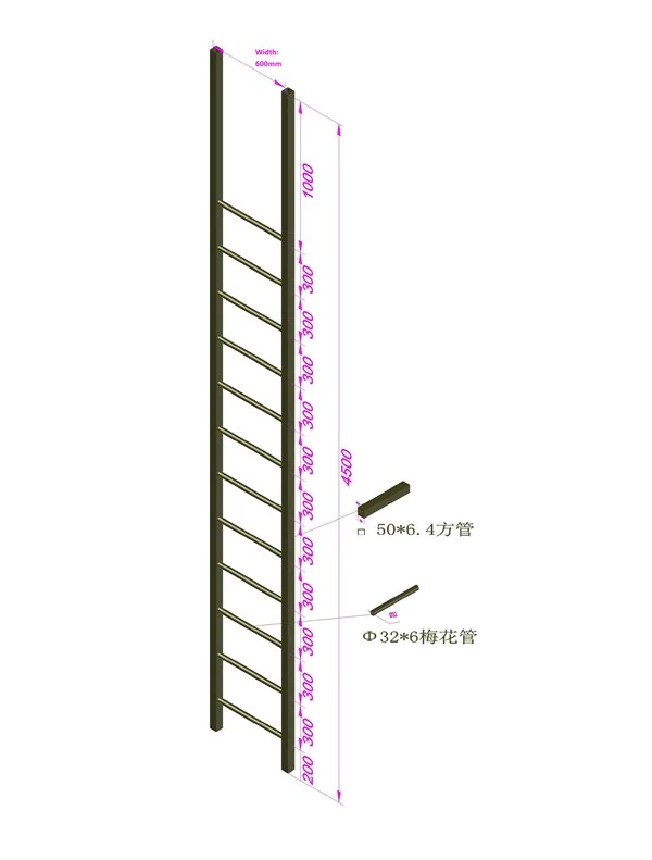 Light Weight FRP Straight Ladder